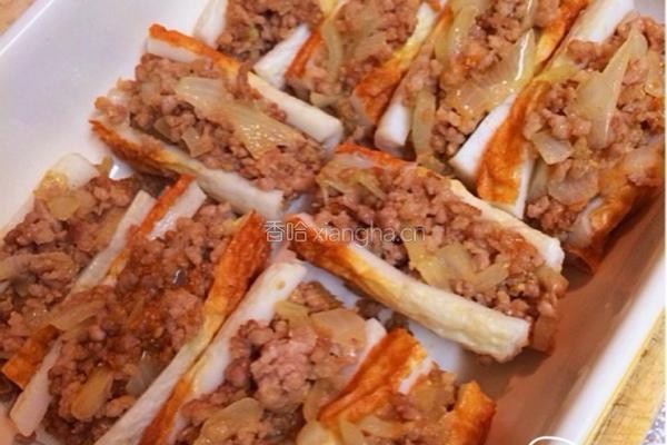 奶酪烤鱼肉圈的做法图解7
