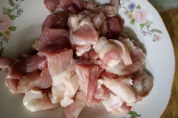 香芹粉皮炒肉的做法图解3