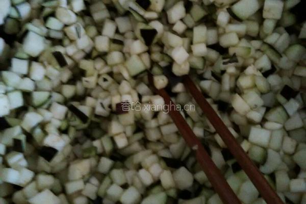 猪肉茄子馅大包子的做法图解4