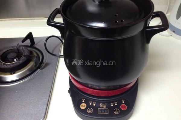 砂锅干贝蔬菜粥的做法图解4