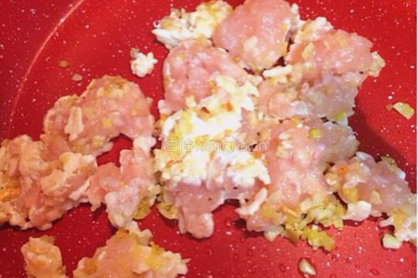 味噌鸡肉淋茄子的做法图解7