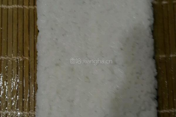 车轮寿司的做法图解1