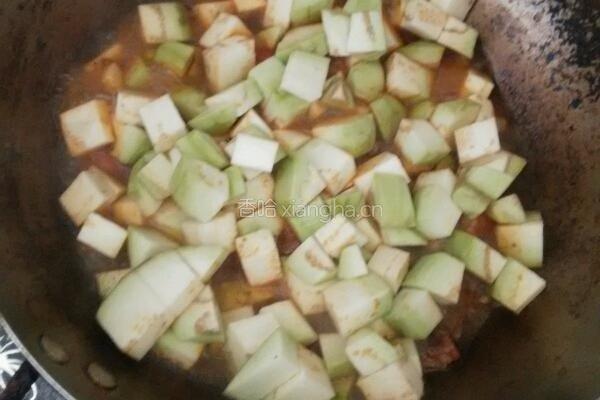 茄子顿肉的做法图解4