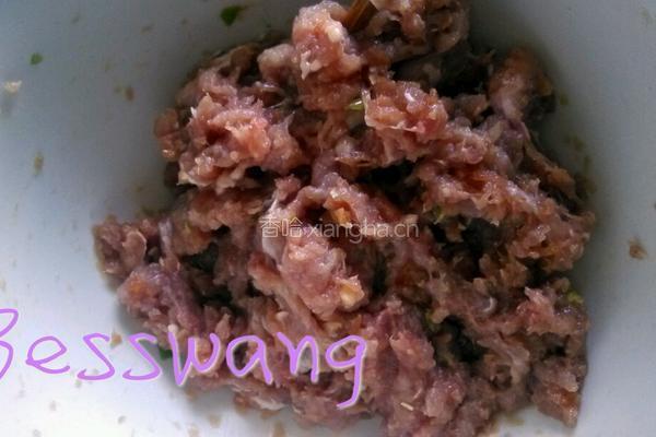 香菇肉馅饼的做法图解4