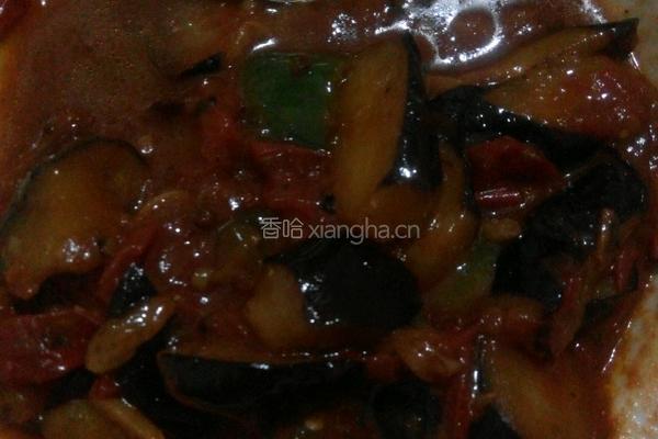 西红柿烧茄子的做法图解6
