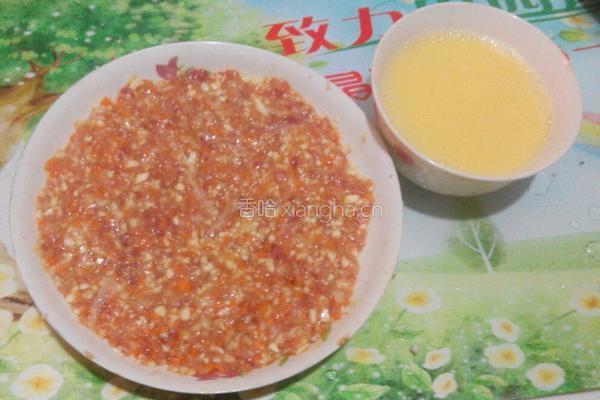 肉沫蒸鸡蛋的做法图解2