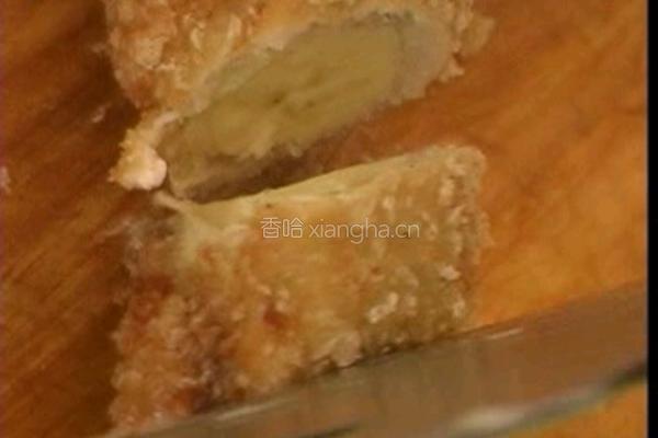鸡肉香蕉卷的做法图解8