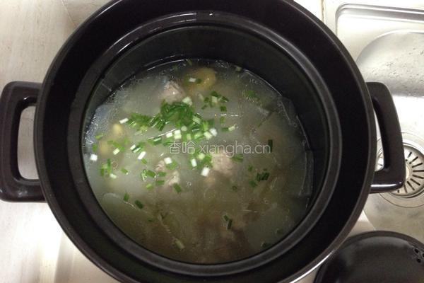 冬瓜黄豆煲排骨的做法图解6