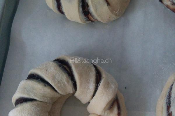 豆沙环形面包的做法图解12