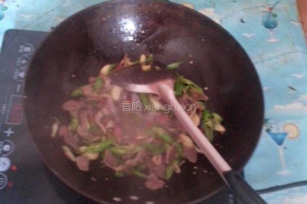 青椒炒鸡胗的做法图解6
