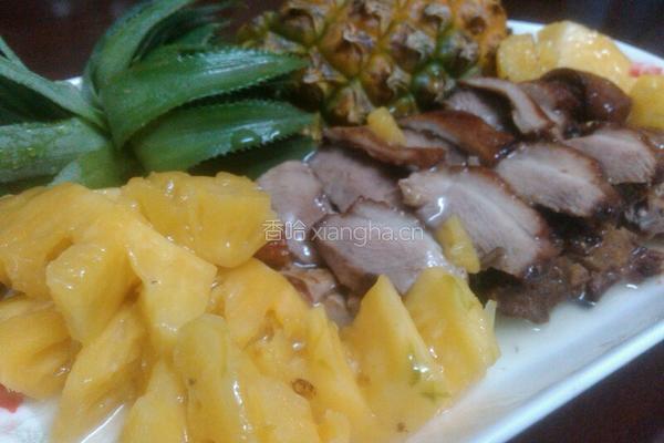 菠萝鸭的做法图解4