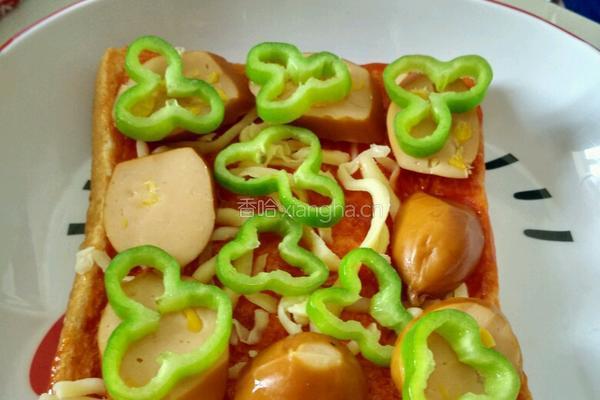 电饭煲/土司披萨的做法图解5