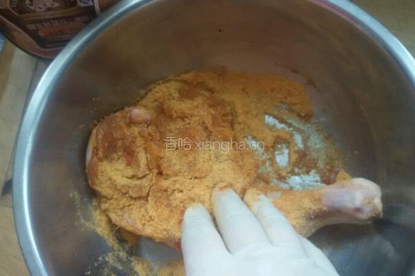 奥尔良烤鸡腿的做法图解3