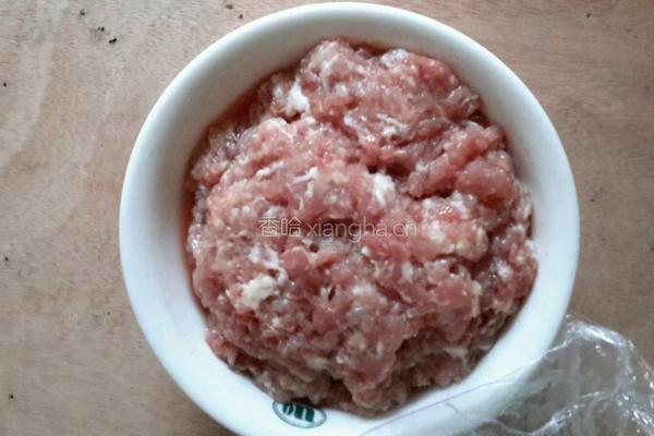 干豇豆炒肉末的做法图解2