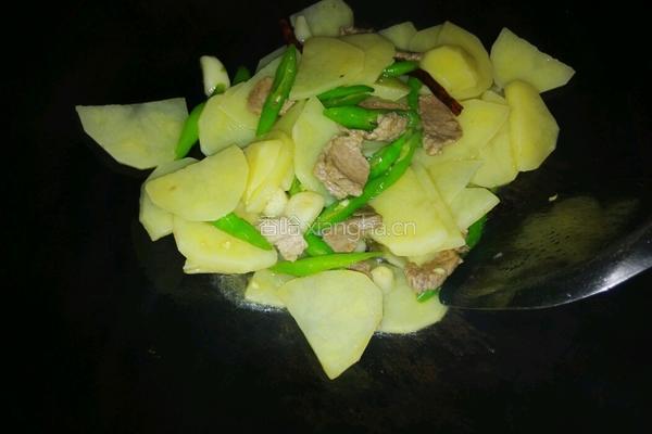 瘦肉土豆片的做法图解9