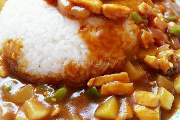 鸡肉咖喱饭的做法图解14