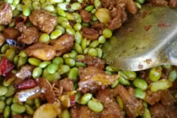 红烧青豆兔的做法图解7