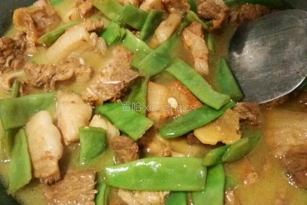四季豆烧肉的做法图解7