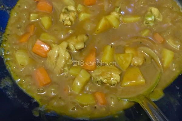 咖喱鸡翅饭的做法图解6