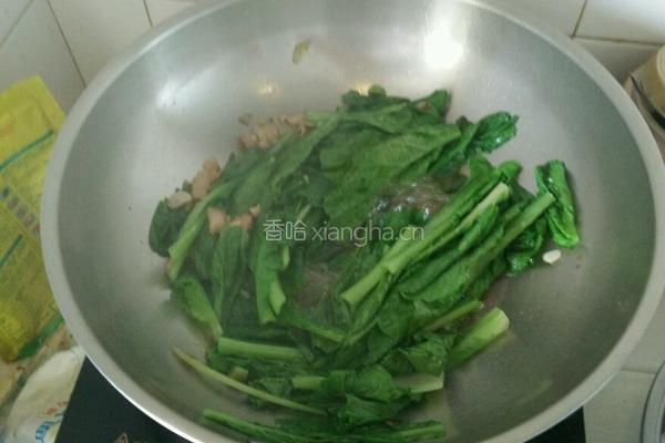 小白菜豆腐的做法图解4