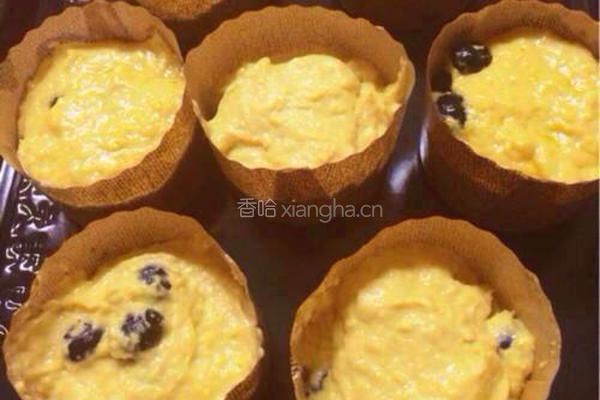 蓝莓玉米玛芬的做法图解3