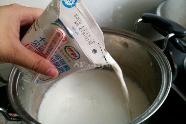 果肉椰汁糕的做法图解4