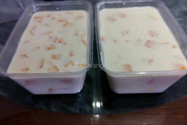 果肉椰汁糕的做法图解12