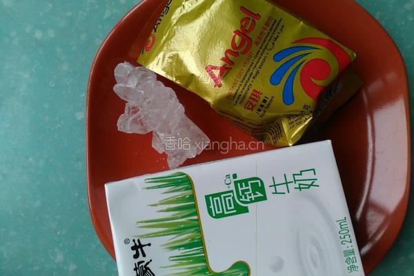 红豆米糕的做法图解1