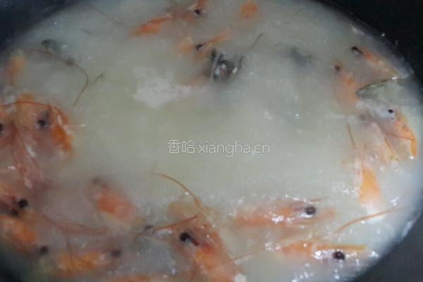 鲜虾泥猛粥的做法图解4