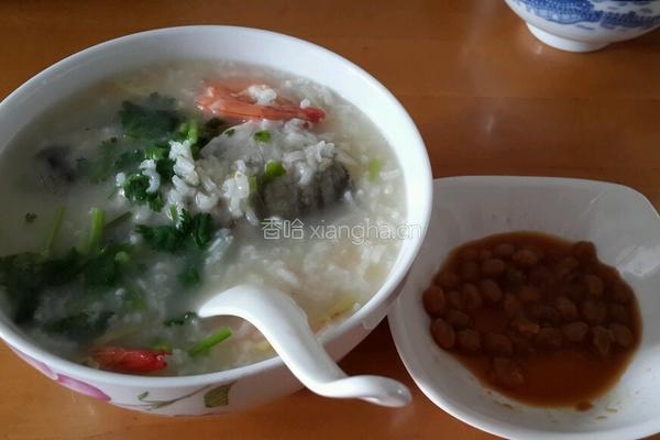 鲜虾泥猛粥的做法图解9