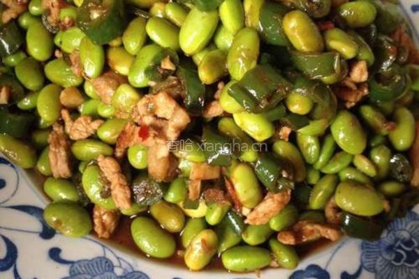 酱烧毛豆肉丝的做法图解6