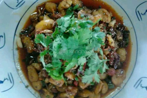 小土豆炒碎虾