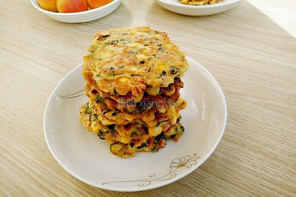 香煎玉米饼的做法图解9