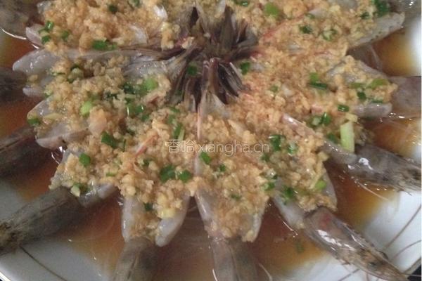 蒜蓉粉丝开背虾的做法图解11