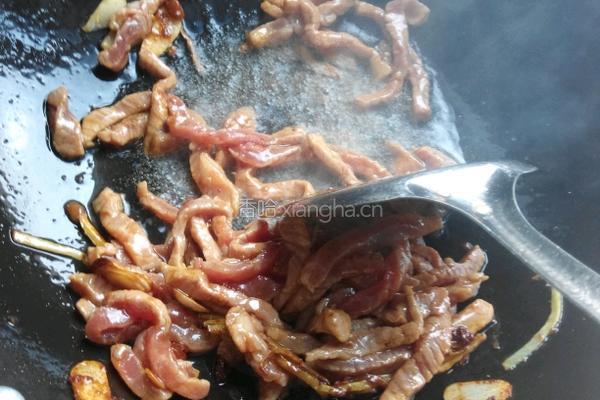 香辣肉丝的做法图解4