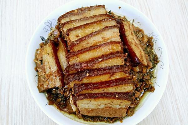 梅菜扣肉的做法图解13