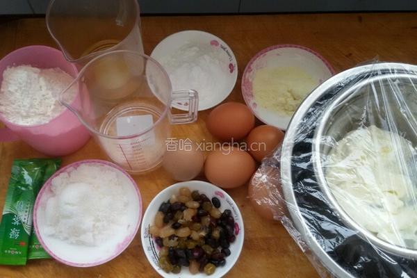 密豆绿茶蛋糕卷的做法图解1