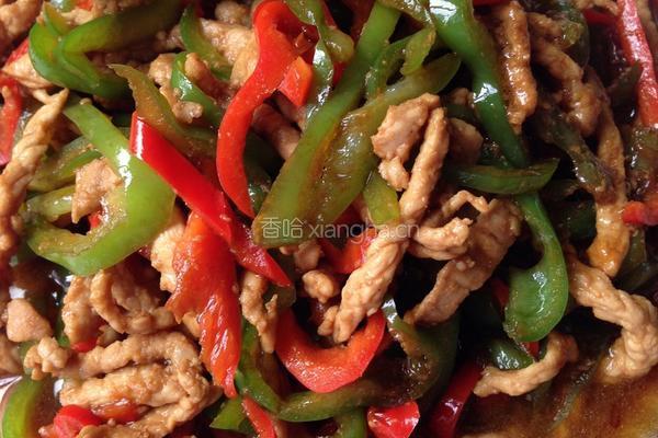 肉丝炒辣椒的做法图解9