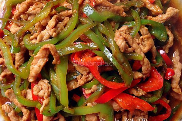 肉丝炒辣椒的做法图解10