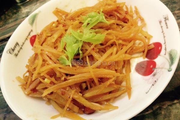 酸辣土豆丝的做法图解7