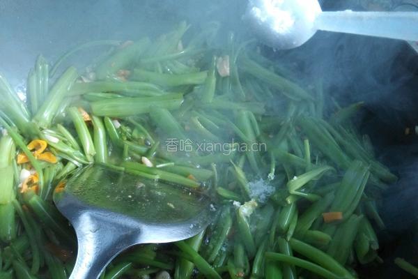 酸辣空心菜杆的做法图解5