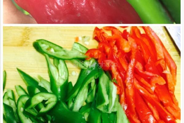双椒肉丝的做法图解2