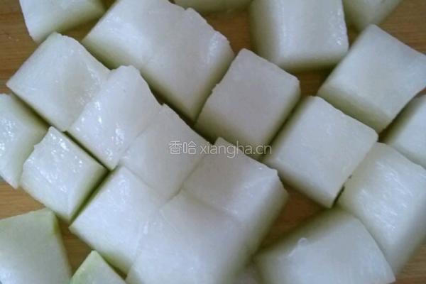 冬瓜丸子汤的做法图解1