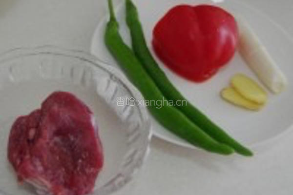 小炒牛肉的做法图解1