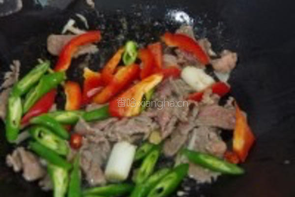 小炒牛肉的做法图解6