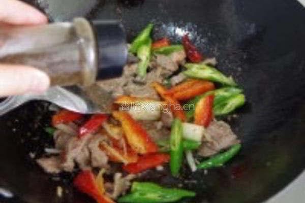 小炒牛肉的做法图解7