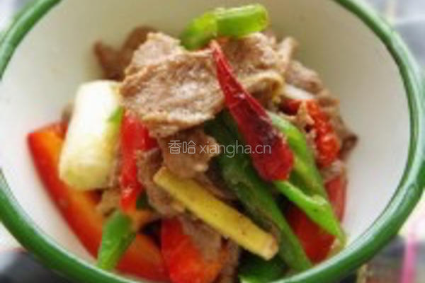 小炒牛肉的做法图解8