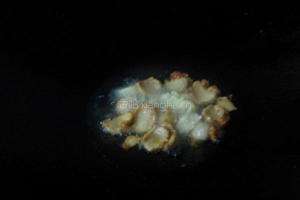 猪油炒菜花的做法图解3