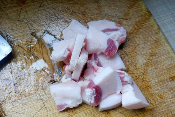 干竹笋炒肉的做法图解3
