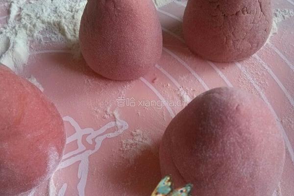 草莓豆沙包的做法图解10